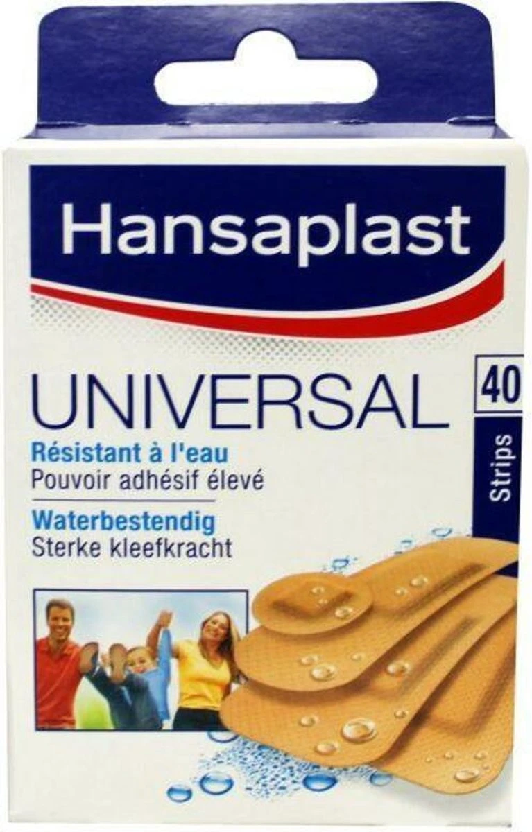 Hansaplast Universal Pleisters - 40 Strips 11 Hansaplast Universal Pleisters - 40 Strips - Afbeelding 11