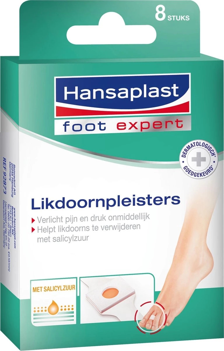 Hansaplast - 8 Stuks - Likdoornpleister 2 Hansaplast - 8 Stuks - Likdoornpleister - Afbeelding 2