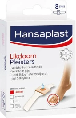 Hansaplast Likdoornpleisters - 8 Stuks -Winkel Voor Ehbo-Apparatuur 778x1200
