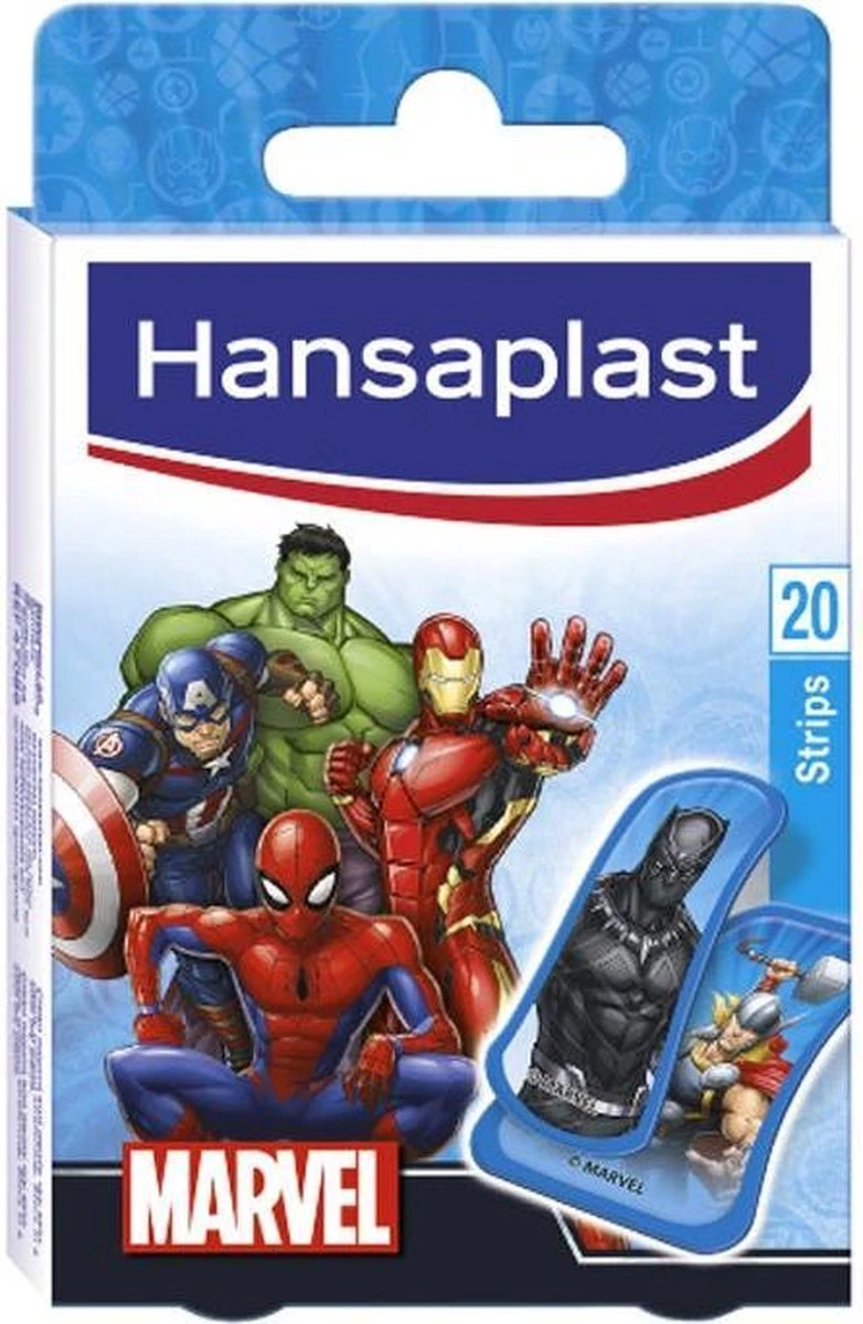 Hansaplast - Marvel - Kinderpleisters - 20 Stuks 8 Hansaplast - Marvel - Kinderpleisters - 20 Stuks - Afbeelding 8
