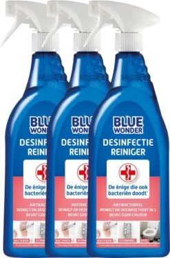 Blue Wonder Desinfectie Reiniger Spray 3 X 750 Ml