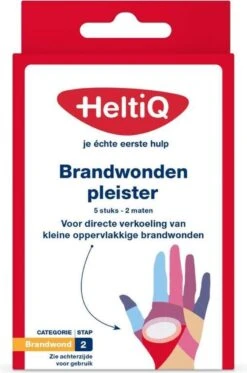 HeltiQ Brandwonden Pleister 5 Stuks