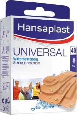 Hansaplast Universal Pleisters - 40 Strips 17 Hansaplast Universal Pleisters - 40 Strips -Winkel Voor Ehbo-Apparatuur 801x1200