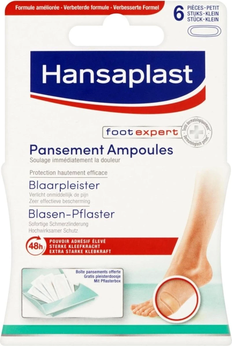 Hansaplast Blaarpleister Klein - 6 Stuks 3 Hansaplast Blaarpleister Klein - 6 Stuks - Afbeelding 3