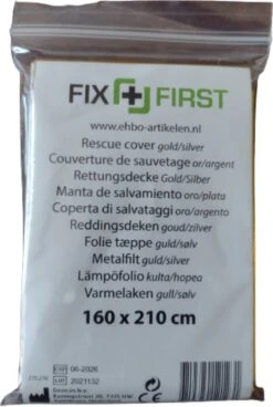 4 STUKS - Nooddeken - Reddingsdeken - Isolatiedeken - EHBO Deken - 160 X 210 Cm - Extra Groot - Oververhitting - Onderkoeling - Noodpakket -Winkel Voor Ehbo-Apparatuur 806x1200 1