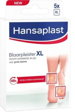 Hansaplast Blaarpleister Grote Blaren XL - 5 Stuks 20 Hansaplast Blaarpleister Grote Blaren XL - 5 Stuks -Winkel Voor Ehbo-Apparatuur 813x1200