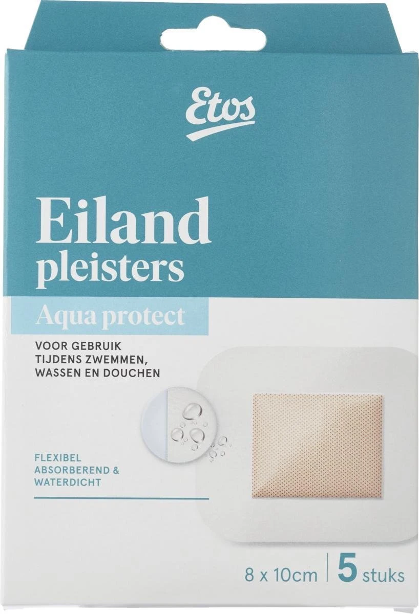 Etos Eilandpleisters Water Afstotend - 30 Stuks (6 X 5 Pleisters) 2 Etos Eilandpleisters Water Afstotend - 30 Stuks (6 X 5 Pleisters) - Afbeelding 2