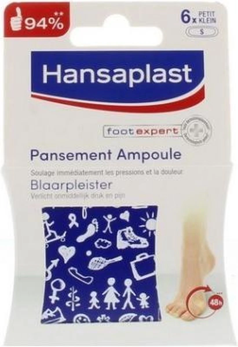 Hansaplast Blaarpleister Klein - 6 Stuks 5 Hansaplast Blaarpleister Klein - 6 Stuks - Afbeelding 5