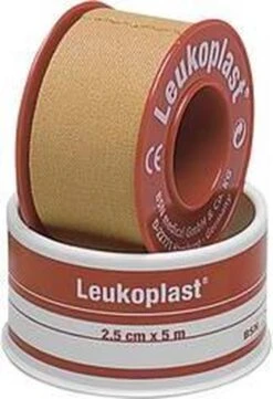 Leukoplast - 5 M X 2.5 Cm - Pleisters 21 Leukoplast - 5 M X 2.5 Cm - Pleisters -Winkel Voor Ehbo-Apparatuur 822x1200