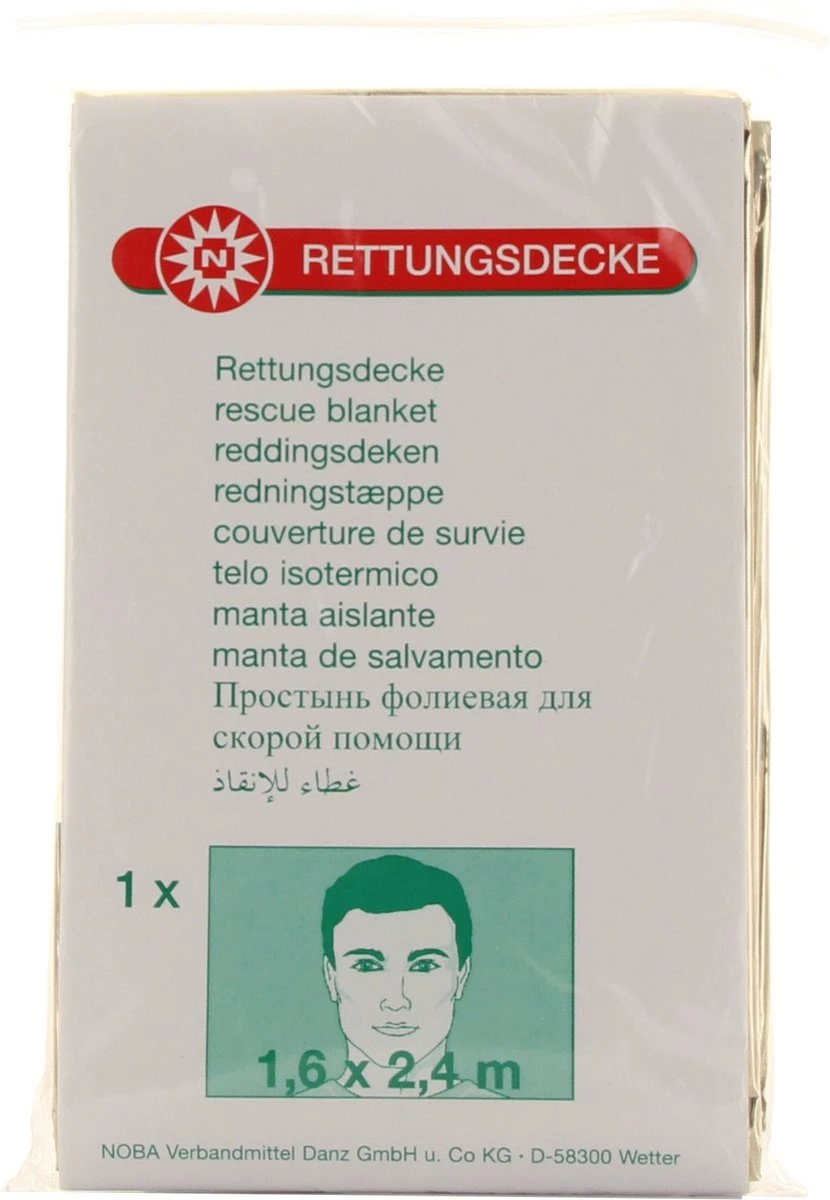 Reddingsdeken - Isolatiedeken - EHBO Deken- Reddingsdeken Goud/Zilver 160x210cm 2 Reddingsdeken - Isolatiedeken - EHBO Deken- Reddingsdeken Goud/Zilver 160x210cm - Afbeelding 2