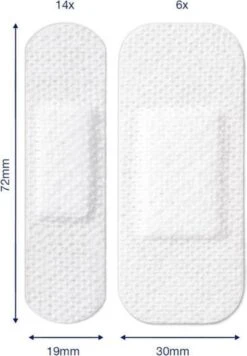 Hansaplast Sensitive Pleisters - 20 Strips 15 Hansaplast Sensitive Pleisters - 20 Strips -Winkel Voor Ehbo-Apparatuur 833x1200