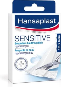 Hansaplast Sensitive Pleisters - 1m X 6cm -Winkel Voor Ehbo-Apparatuur 842x1200