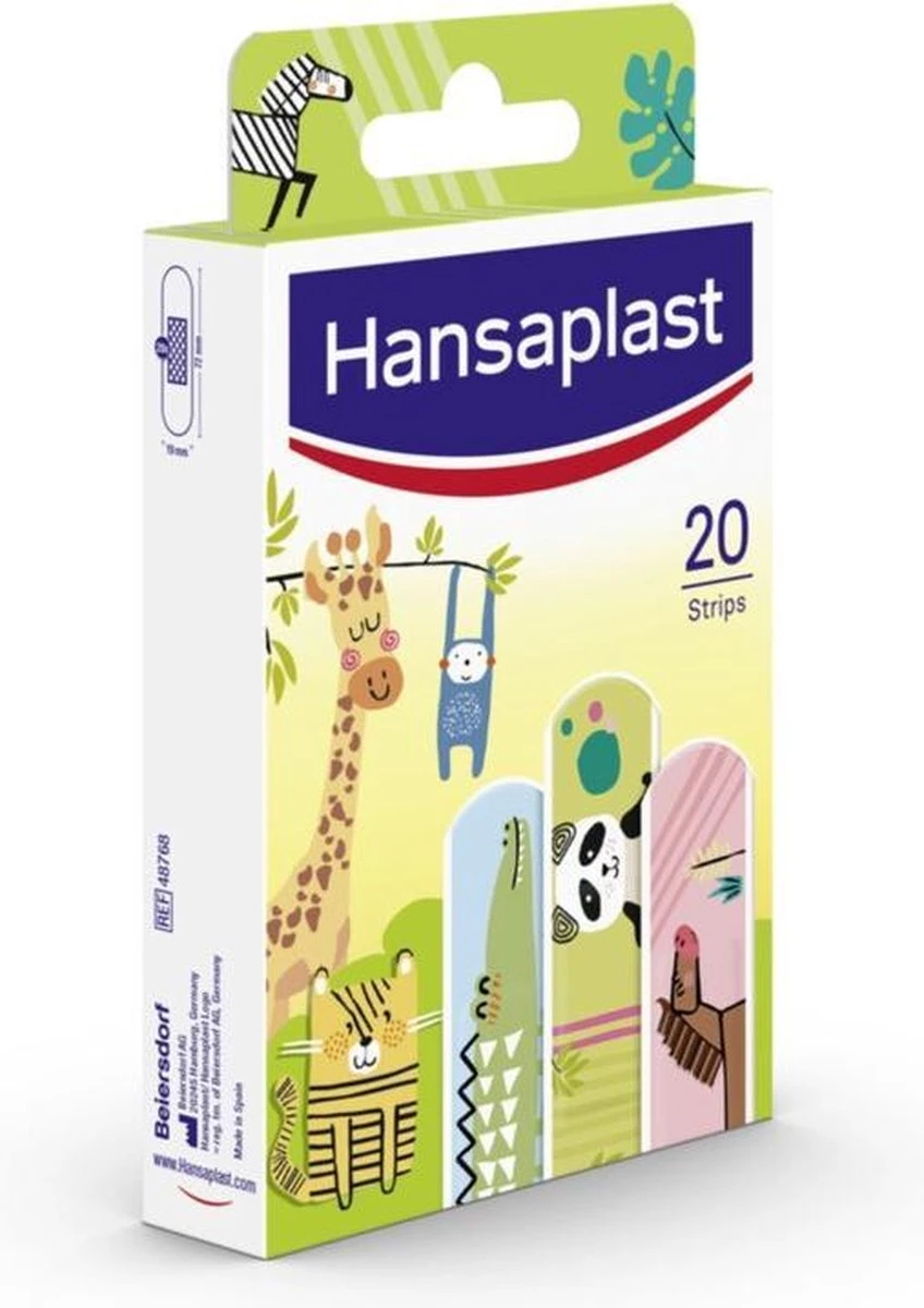 Hansaplast Dierenpleisters - Wondverzorging Kinderen - 20 Stuks 6 Hansaplast Dierenpleisters - Wondverzorging Kinderen - 20 Stuks - Afbeelding 6