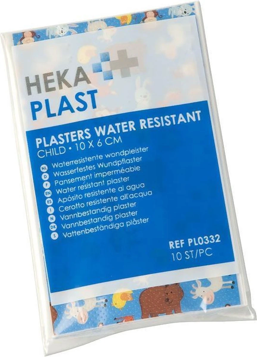 Heka Plast Wondpleisters Kids 10 X 6 Cm 10 Stuks 2 Heka Plast Wondpleisters Kids 10 X 6 Cm 10 Stuks - Afbeelding 2