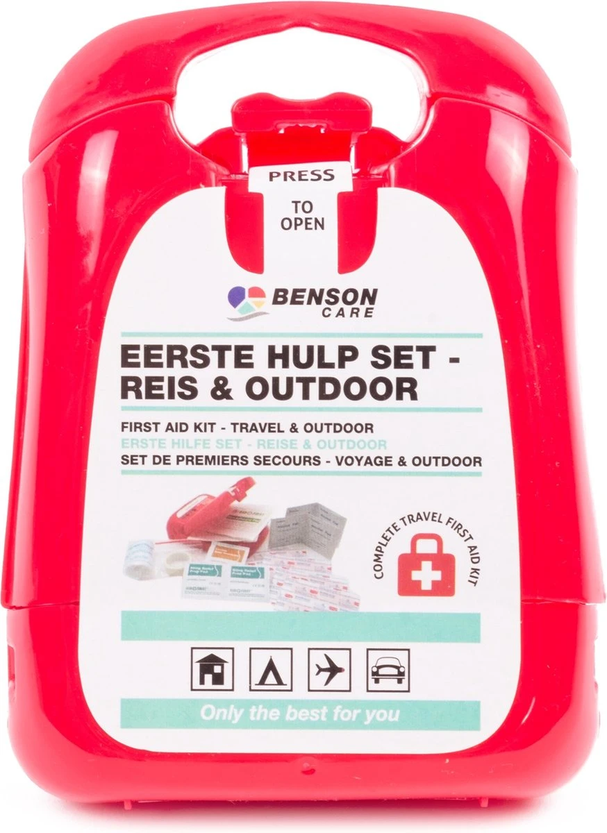 Eerste Hulp Set - EHBO Set - First Aid Kit - Verbanddoos - Voor Reis & Outdoor 3 Eerste Hulp Set - EHBO Set - First Aid Kit - Verbanddoos - Voor Reis & Outdoor - Afbeelding 3