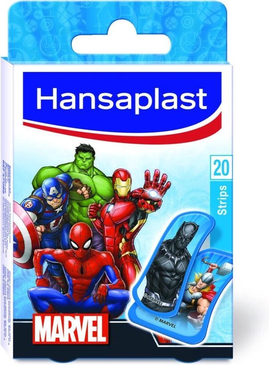 Hansaplast - Marvel - Kinderpleisters - 20 Stuks 6 Hansaplast - Marvel - Kinderpleisters - 20 Stuks - Afbeelding 6