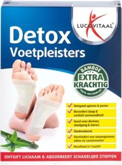 3x Lucovitaal Detox Voetpleisters 10 Stuks