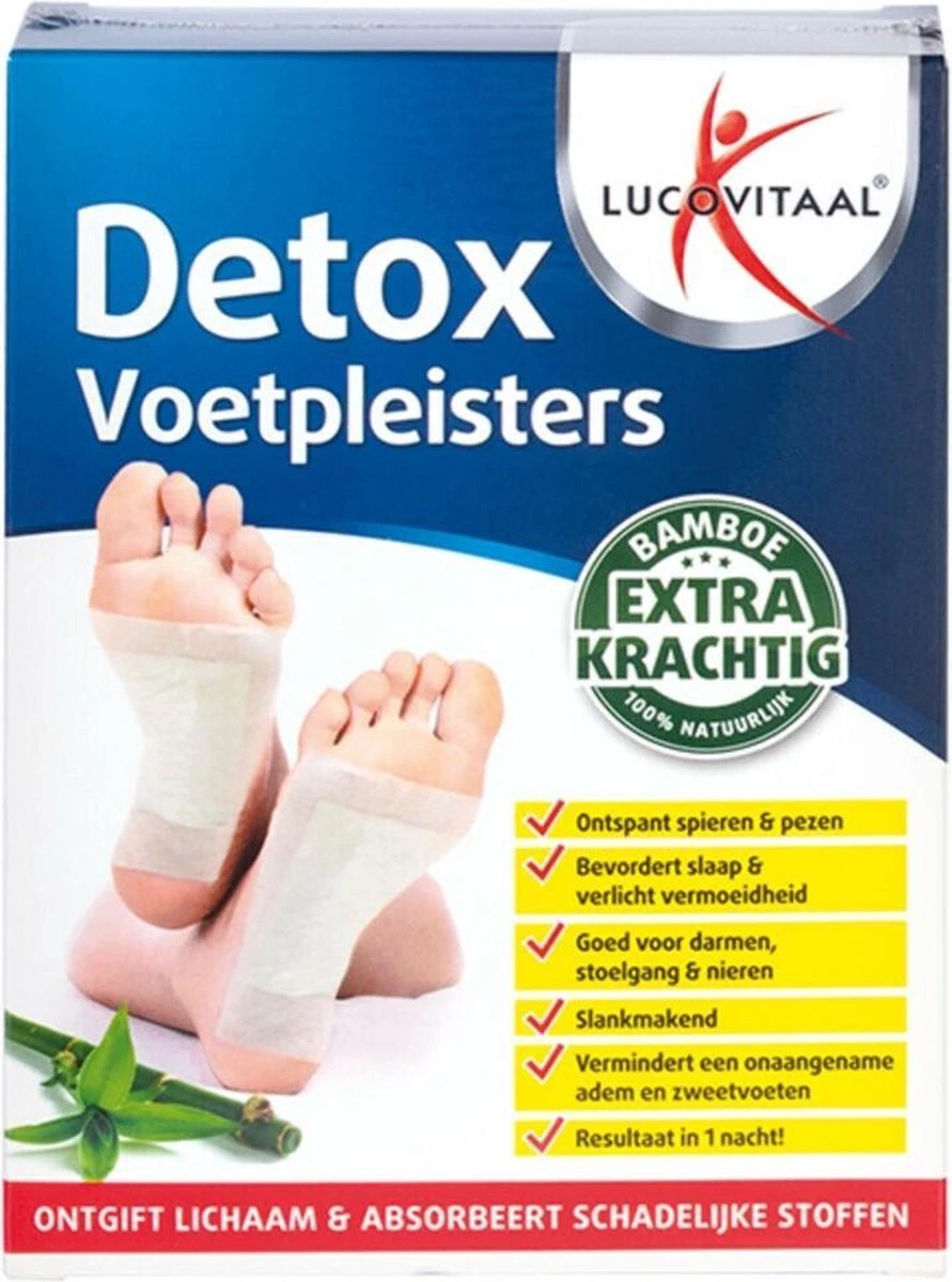 3x Lucovitaal Detox Voetpleisters 10 Stuks 1 3x Lucovitaal Detox Voetpleisters 10 Stuks