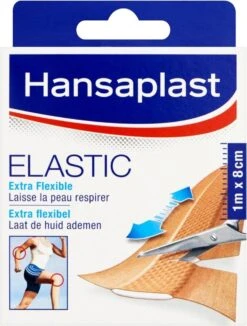 Hansaplast Elastic Pleisters - 1m X 8cm -Winkel Voor Ehbo-Apparatuur 908x1200