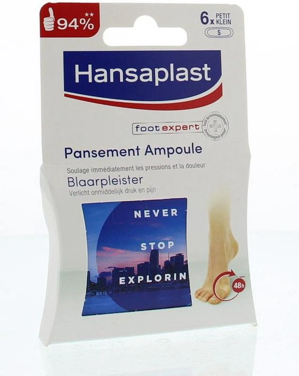 Hansaplast Blaarpleister Klein - 6 Stuks 7 Hansaplast Blaarpleister Klein - 6 Stuks - Afbeelding 7
