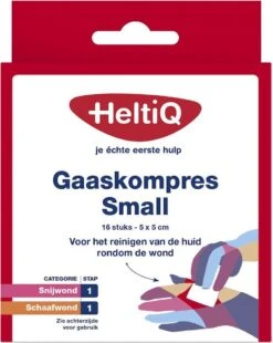 Heltiq Gaaskompressen - 5 X 5 Cm - 16 Stuks - Gaasjes 15 Heltiq Gaaskompressen - 5 X 5 Cm - 16 Stuks - Gaasjes -Winkel Voor Ehbo-Apparatuur 956x1200 2