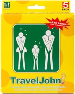 TravelJohn Braakzakjes 5 Stuks