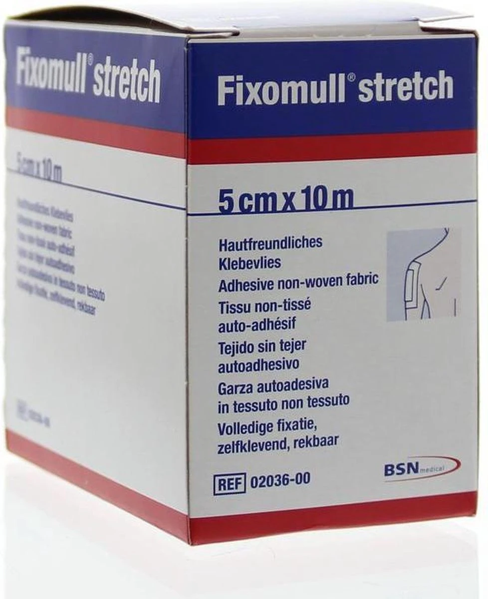 BSN Fixomull Stretch - 10 M X 5 Cm 1 BSN Fixomull Stretch - 10 M X 5 Cm