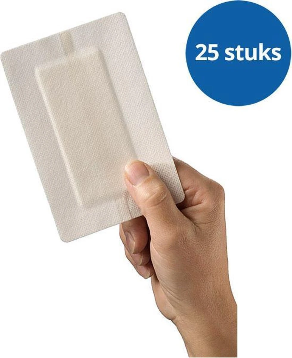 HEKA Plast Border 10 X 25 Cm Eilandpleister - Steriel - 25 Stuks 1 HEKA Plast Border 10 X 25 Cm Eilandpleister - Steriel - 25 Stuks